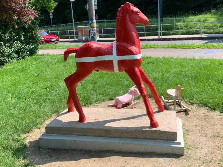 Das Holbeinpferd in Freiburg